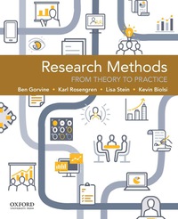 Cover image: Research Methods: From Theory to Practice 1st edition 9780190201821