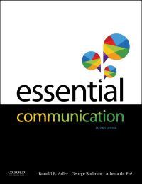 Cover image: Essential Communication 2nd edition 9780190650087