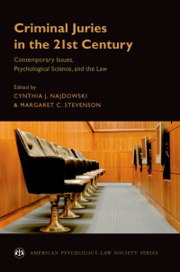 Imagen de portada: Criminal Juries in the 21st Century 1st edition 9780190658113