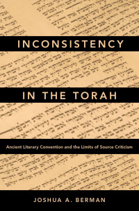 Titelbild: Inconsistency in the Torah 9780190658809
