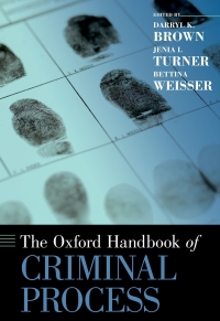 Cover image: The Oxford Handbook of Criminal Process 1st edition 9780190659837