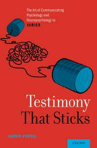 Imagen de portada: Testimony That Sticks 9780190467395