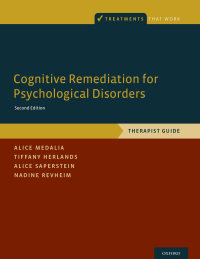 Cover image: Cognitive Remediation for Psychological Disorders 2nd edition 9780190608453