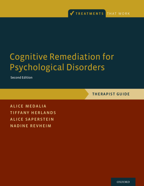 Cognitive Remediation for Psychological Disorders: Therapist Guide, 2nd Edition - FULL INSTANT DOWNLOAD | PDF DOCX EPUB