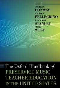 Imagen de portada: The Oxford Handbook of Preservice Music Teacher Education in the United States 1st edition 9780190671402