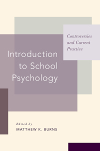 Cover image: Introduction to School Psychology 1st edition 9780190619329