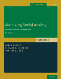 Cover image: Managing Social Anxiety, Workbook 3rd edition 9780190247638