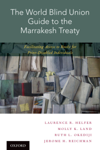 Cover image: The World Blind Union Guide to the Marrakesh Treaty 9780190679644