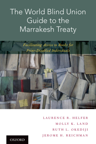 Cover image: The World Blind Union Guide to the Marrakesh Treaty 9780190679644