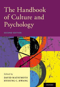 Cover image: The Handbook of Culture and Psychology 2nd edition 9780190679743