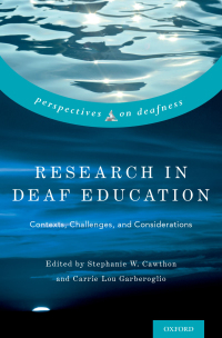 صورة الغلاف: Research in Deaf Education 1st edition 9780190455651