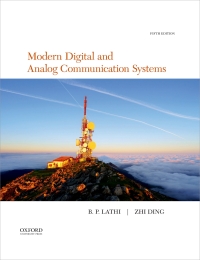 Cover image: Modern Digital and Analog Communication 5th edition 9780190686840