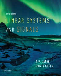Cover image: Linear Systems and Signals 3rd edition 9780190200176