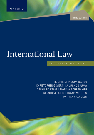 Cover image: International Law 3rd edition 9780190734596