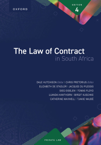 Cover image: The Law of Contract in South Africa 4e 9780190746940