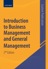 Cover image: Introduction to Business Management and General Management 2nd edition 9780190748852