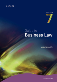 Guide to Business Law 7th edition | 9780190748463, 9780190746872