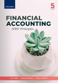 Imagen de portada: Financial Accounting: IFRS Principles 5th edition 9780190746926