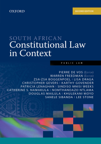 Cover image: South African Constitutional Law in Context 2nd edition 9780190746162