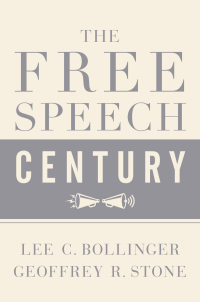 Cover image: The Free Speech Century 9780190841386