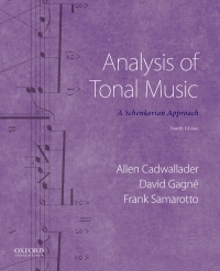 Cover image: Analysis of Tonal Music 4th edition 9780190846671