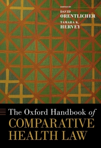 Cover image: The Oxford Handbook of Comparative Health Law 9780190846756