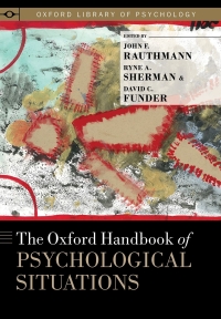 Titelbild: The Oxford Handbook of Psychological Situations 1st edition 9780190263348