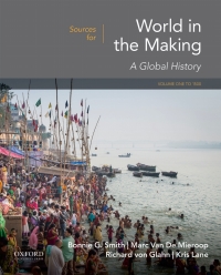 Cover image: Sources for World in the Making, Volume One: To 1500 1st edition 9780190849337