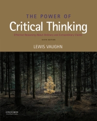 Cover image: The Power of Critical Thinking 6th edition 9780190852726