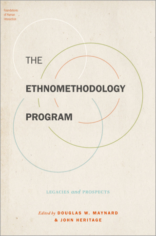 Cover image: The Ethnomethodology Program 9780190854416