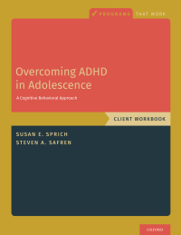 Cover image: Overcoming ADHD in Adolescence 9780190854485