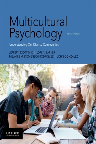 Cover image: Multicultural Psychology 5th edition 9780190854959