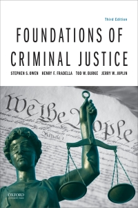 Cover image: Foundations of Criminal Justice 3rd edition 9780190855628
