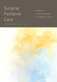 Imagen de portada: Surgical Palliative Care 1st edition 9780190858360