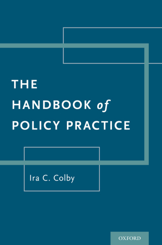 Cover image: The Handbook of Policy Practice 9780190858834