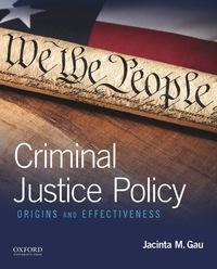 Cover image: Criminal Justice Policy 9780190210939