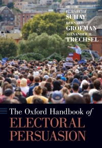 Cover image: The Oxford Handbook of Electoral Persuasion 1st edition 9780190860806