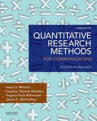Omslagafbeelding: Quantitative Research Methods for Communication 4th edition 9780190861063