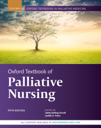 Imagen de portada: Oxford Textbook of Palliative Nursing 5th edition 9780190862374