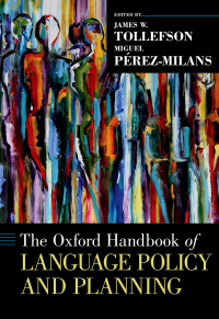 Imagen de portada: The Oxford Handbook of Language Policy and Planning 1st edition 9780190458898