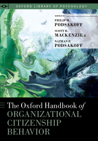 Omslagafbeelding: The Oxford Handbook of Organizational Citizenship Behavior 1st edition 9780190219000