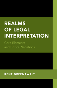 Imagen de portada: Realms of Legal Interpretation 9780190882860