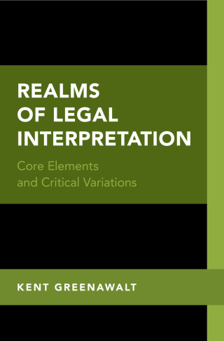 Cover image: Realms of Legal Interpretation 9780190882860