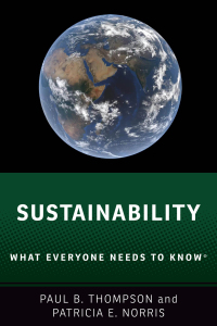 Cover image: Sustainability 9780190883249