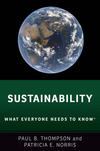 Imagen de portada: Sustainability 9780190883249