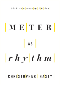 Titelbild: Meter as Rhythm 9780190886912