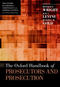 Imagen de portada: The Oxford Handbook of Prosecutors and Prosecution 9780190905422