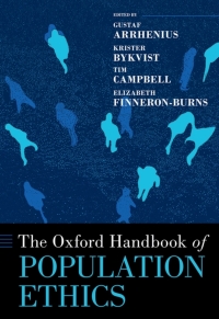 Imagen de portada: The Oxford Handbook of Population Ethics 9780190907686