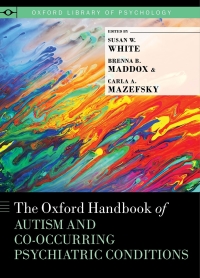 Omslagafbeelding: The Oxford Handbook of Autism and Co-Occurring Psychiatric Conditions 1st edition 9780190910761