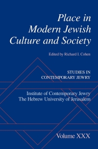 Cover image: Place in Modern Jewish Culture and Society 1st edition 9780190912628